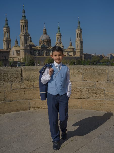 Daniel y su reportaje de comuniones en Zaragoza
